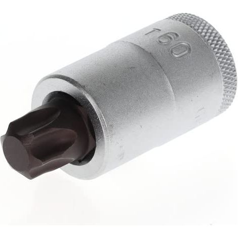Douille tournevis pour vis TX femelle, Courte, T60, Taille 13,25 mm, 1/2" 12,5 mm, Douille tournevis, Outil, ITX 19 T60 (1/5)