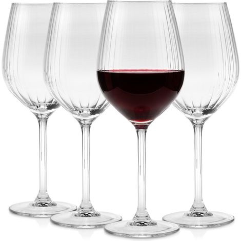 Copas de vino de cristal de 490 ml, 4 unidades. (1/5)