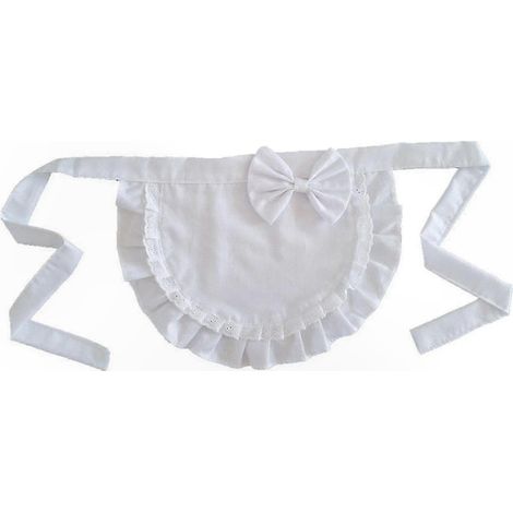 Tablier vintage taille fille, accessoire rétro costume, tablier ajustable usage quotidien, ceinture réglable, modèle rétro, tablier de travail, style ancien, taille unique, pour fille, accessoire cosp (1/5)