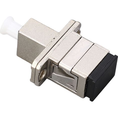 Adaptateur fibre optique SC UPC femelle vers LC UPC femelle pour réseau télécom et communication, corps céramique métallique (1/5)