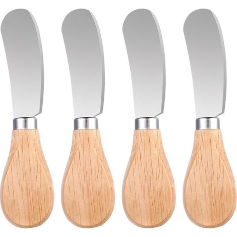 Couteau à beurre (pièces), couteau à beurre, couteau à gâteau de 12 cm, couteau à beurre en acier inoxydable, petit ensemble de couteaux à fromage, couteau à beurre pour fromage, beurre, confiture (1/5)