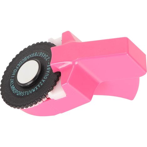 Imprimante d'étiquettes en relief portable, imprimante d'étiquettes manuelle ergonomique idéale pour le scrapbooking et les loisirs créatifs.