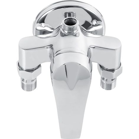 Robinet Mélangeur Eau G1/2 Mâle Cuivre, 2 Pièces (1/5)