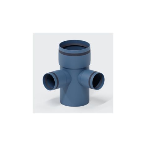 PO coin double branche POLO-KAL XS DN 90/50/50/87 degrés
