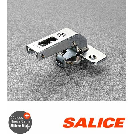 (C7A6NE9) - Bisagra Salice Silentia Plus D-35 Cont racodo Corto E32 para base tornillo
