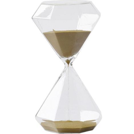 Sablier décoratif, objet de décoration pour la maison ou le bureau-11X6CM-Golden (1/3)