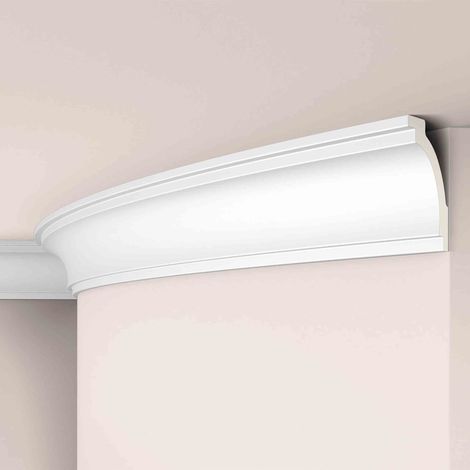 Eckleiste NMC Z16 Flex ARSTYL Noel Marquet flexible Zierleiste Stuckleiste Zeitloses Klassisches Design weiß 2 m