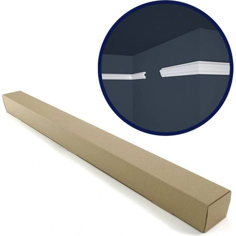Lot de 25 (50ml) Cimaises décoratives - Modèle Elegant - 200x2,1x4 cm (1/4)