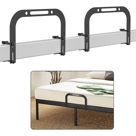 Butées antidérapantes réglables pour matelas, fixations métalliques pour matelas, barrières antidérapantes pour matelas, adaptées aux sommiers métalliques