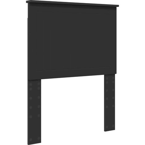 Maison Exclusive - Testiera con testiera Rovere Nero 75 cm Legno multistrato