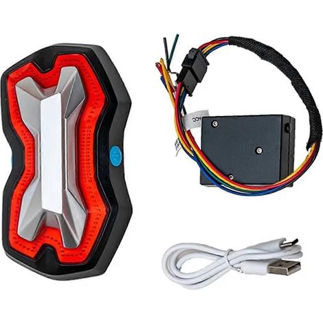 Éclairage LED intelligent pour casque de moto, ultra-lumineux. (1/5)