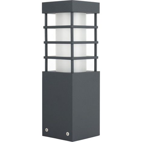Paletto da giardino 25 cm E27 grigio scuro IP54 SU-MA RADO II (1/5)