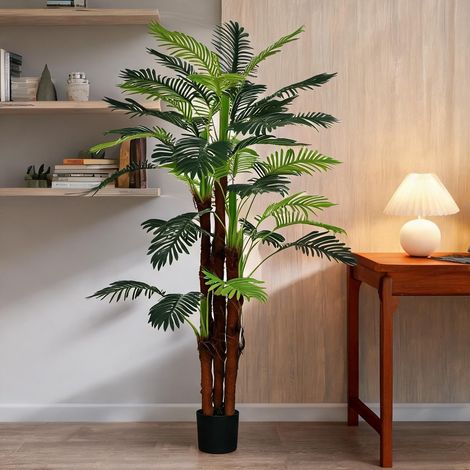 Plante artificielle vert en PE 16 x 16 x 160 cm (1/5)