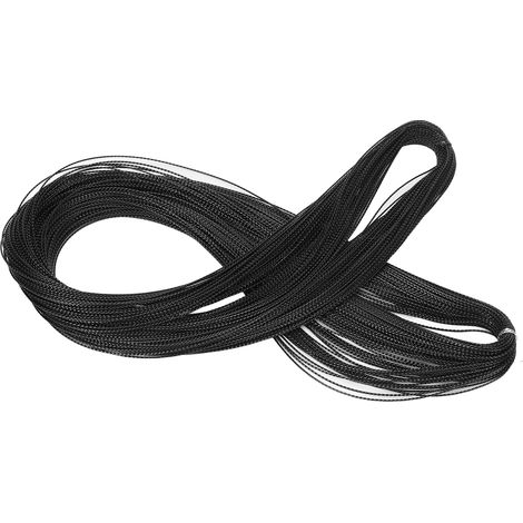 Paillettes pour cheveux : sûres, fiables, belles, durables et décoratives. Extensions attrayantes pour fêtes et défilés de mode. Noir brillant. (1/5)