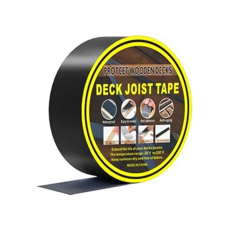 Ruban Butyle Toit Ruban De Réparation Ruban Adhésif Super Étanche Bande Butyle Caoutchouc Tape Bitume Bande pour Fuite De Toit Fissure De Tuyau (10cm x 15m) (1/5)