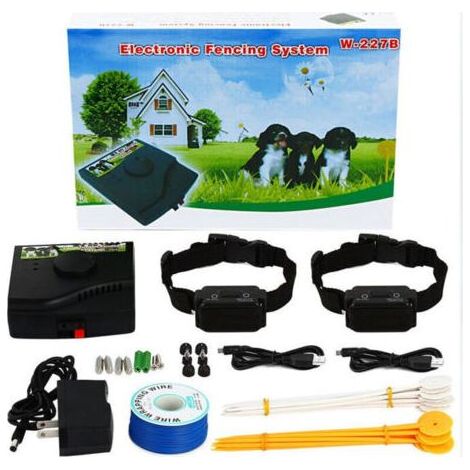 Recinto Elettrico Cane Collare Anti Fuga con 2 Collari (1/5)