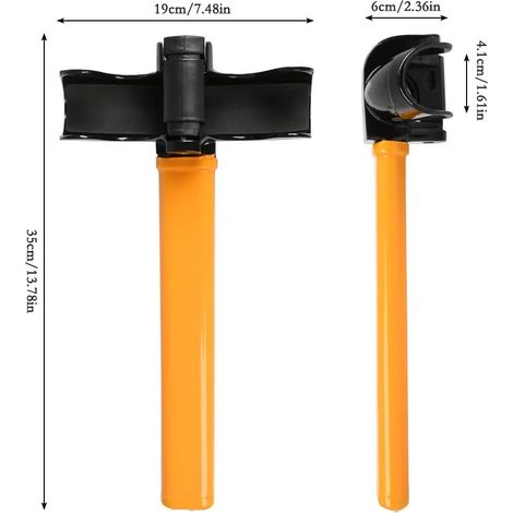 Antivol de Volant pour Voiture et Camionnette Ultra-résistant Universel Serrure de Volant Antivol Dispositif de Blocage Serrure Bras antivol Bloque-Volant pour Auto Volant MNS (1/4)