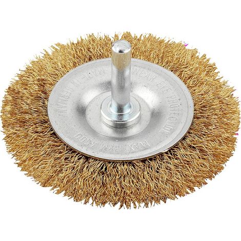 KWB 609313 SPAZZOLA A DISCO, FILO DI OTTONE FILO, 75 MM 1 PZ. (1/3)