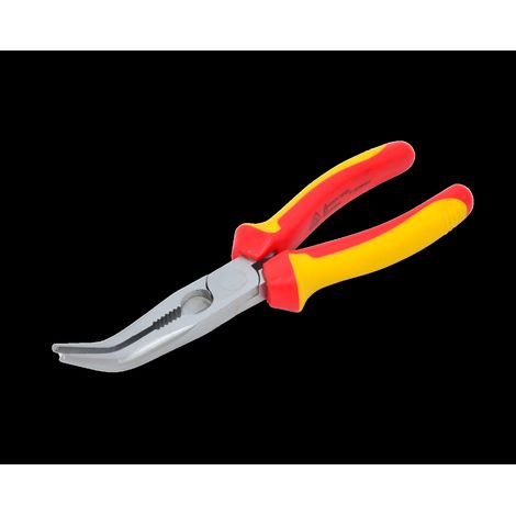 Alicates largos de punta curva awtools aw31112 VDE 160 mm acero (1/2)