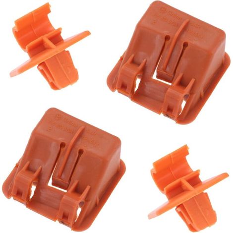 Lot de 2 supports de capot, clip de fixation, pour S-koda Fabia Octavia MK2 2004-2013 1U0823570A, cadre de serrage, clip de boucle