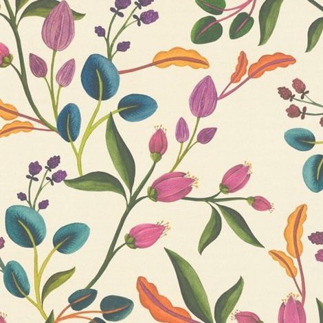 AS Creation Colourful Flowers Wallpaper Floral Versatile Paste The Wall Vinyl (1/4)