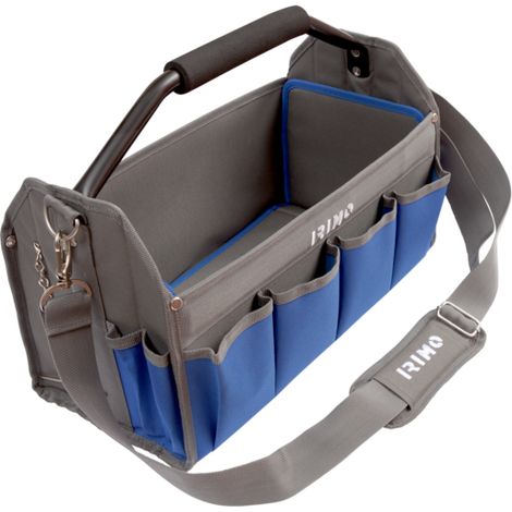 Bolsa de herramientas irimo open bag 16 base flexible costuras reforzadas