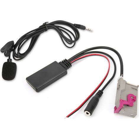 Adattatore cavo AUX Bluetooth 5.0 con microfono di ricambio per autoradio A3 A4 A6 A8 TT R8 RNS-E. (1/5)