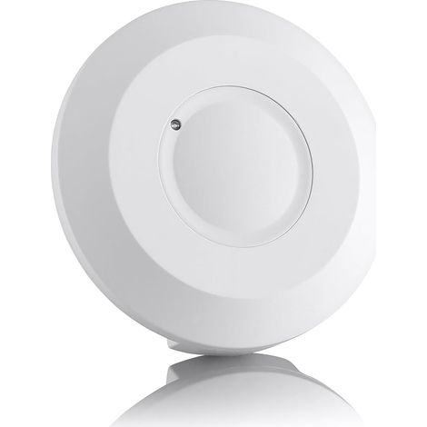 Bewegungsmelder für den Innenbereich, Deckenaufputzmontage, HF-Sensor, LED-kompatibel, programmierbar, Reichweite 2–16 m/360°, max. 800 W/300 W