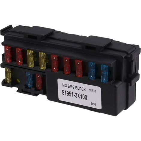 1 color: as pictured. Materials: plastic fuse box, relay module, motor fuse. (1/5)
