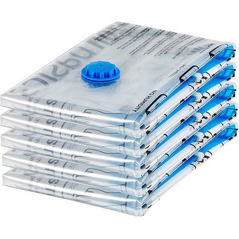 Sac sous vide 5 pièces, sac de rangement pour vêtements, sac de rangement sous vide peu encombrant protection des vêtements-80 100 cm (1/5)