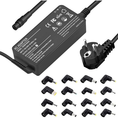 90W Universel PC Compatible avec Ordinateur Portable 16 connecteur Cordon d'alimentation (1/5)