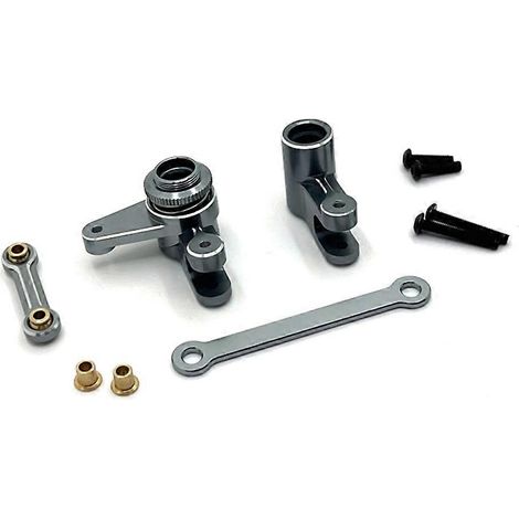 Kit de biellettes de servo de direction pour voiture RC 1/10 (réf. 10208), gris. (1/5)
