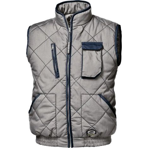 SIR SAFETY SYSTEM DARWIN Gilet de travail rembourré gris tourterelle Taille M
