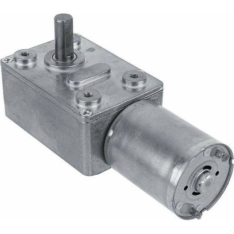 12-V-Gleichstrom-Reversibler Elektromotor mit hohem Drehmoment und Schneckengetriebe für Fenster- und Türöffner (40 U/min) (1/5)