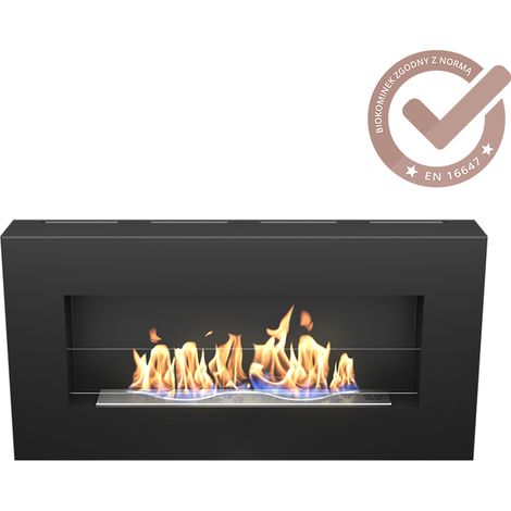 Hitze Wandmontierter Bio-Kamin KARIF Bioethanol Kamin Wärmequelle Kaminofen modern