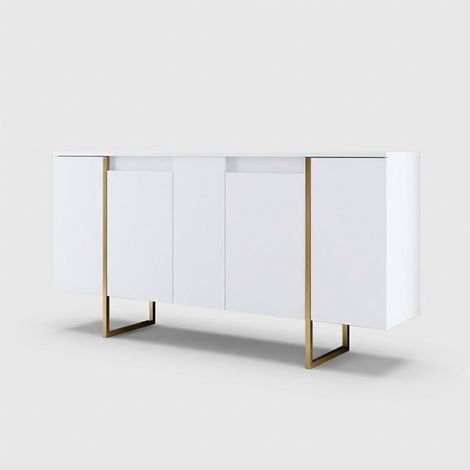 Sideboard 4 Türen mit Regalen B160 cm - LUXE