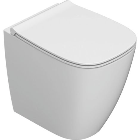 Baignoire sur pieds sans bord en céramique 50x36 cm Globo Genesis GN002BI  Blanc - Céramique - Standard