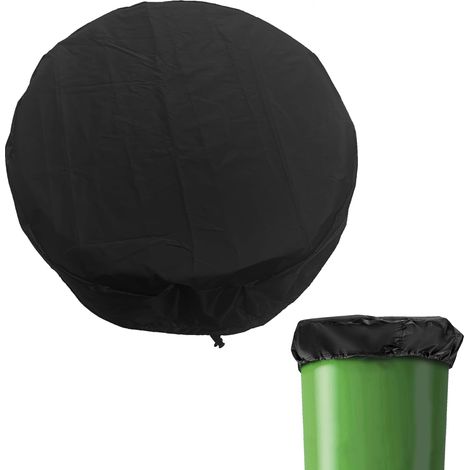 1 Couvercle de Tambour,diamètre 65 cm avec Cordon de Serrage réglable,Couvercle Housse de Protection,Noir, étanche à la poussière et à l'eau,Housse de Protection, Offre Une Protection complète,6511.5c (1/5)