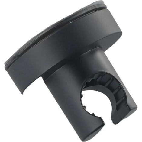 solid suction cup shower head holder (black), universal suction cup shower head holder for bathroom accessories (1/4)