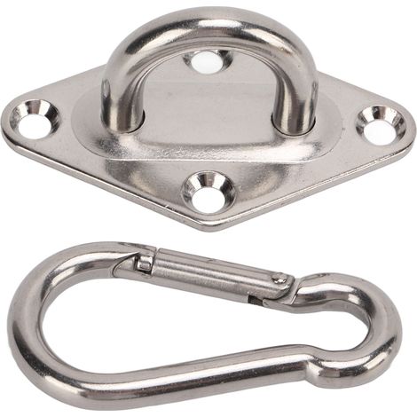 Support de suspension en acier inoxydable pour hamac, fixation au plafond, crochet d'ancrage pour la pratique du yoga (1/5)