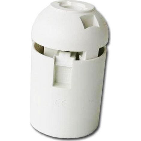 FPLUS electricidad portalamparas e-27 blanco blister 15001-60504