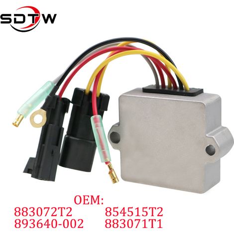 883072T2, 854515T2, and 883071T1 rectifiers are suitable for Mercury 6-wire outboard motors with plugs. (1/5)