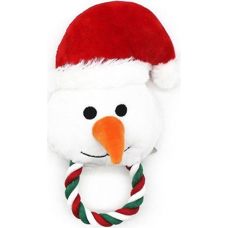 Interaktives Beißspielzeug für Hunde, Plüschseil, Kauspielzeug, Weihnachtsgeschenk (1/4)