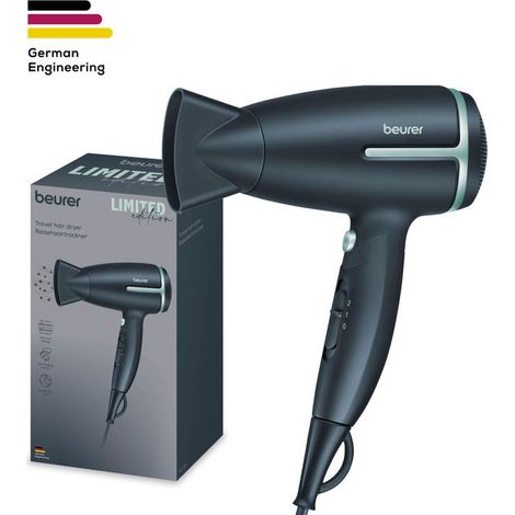 Beurer 10716 HC 25 Asciugacapelli 2 velocita' 2 temperature Getto freddo Funzione ionica Lunghezza cavo 1 8 m colore Nero