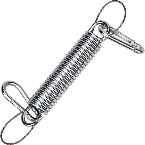 AGE Ressort de Suspension Ressort en Acier de Balançoire pour Fauteuil Suspendu Ressort pour Chaises-Hamac Kits de Suspension à Ressort avec Corde de Sécurité et Deux Mousquetons (1/5)