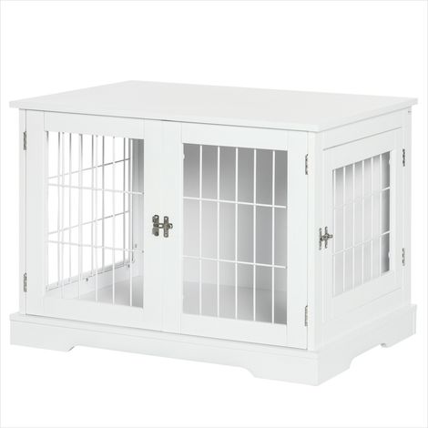 Cage de transport pour animaux Cage pour chien en MDF et métal (1/5)