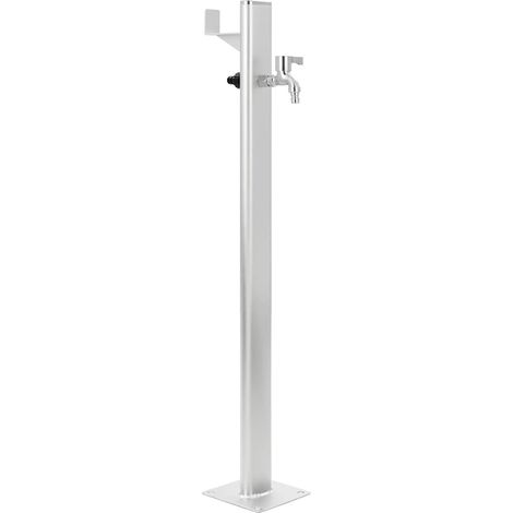 vidaXL Columna de agua para jardín aluminio 95 cm (1/5)