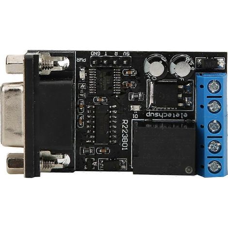 RS232 Verzögerungsrelais-Modul 1-Kanal Serielle Schnittstelle UART Multifunktional DC12V R223B01