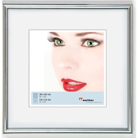 Walther Gallery Silber Kunststoff-Fotorahmen 20 x 20 cm (1/5)