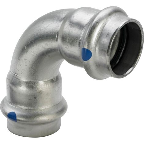Viega Sanpress Inox LF-Codo 90 grados, d 35mm Acero inoxidable Modelo 2316LF, 664695